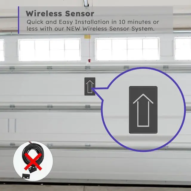 Alt view image 9 of 14 - Smart Garage Door Opener Remote (2nd Gen), Universal Wi-Fi Garage Door Controller, wirling-Free, APP Control, Compatible with Alexa, Google Assistant, Siri, No Hub Needed