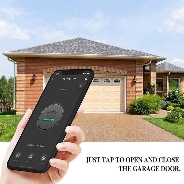 Alt view image 12 of 14 - Smart Wi-Fi Garage Door Opener Remote,APP Control, Compatible with Alexa, Google Assistant, Siri, No Hub Required