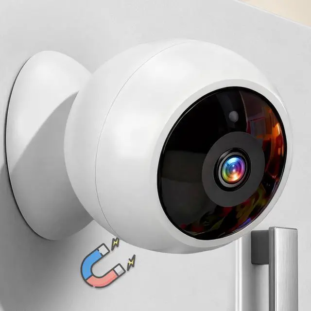 Alt view image 8 of 14 - Security Cameras Wireless Outdoor Magnetic: Install-Free Smart Indoor 2K WiFi - Long Battery Life Powered Wireless Cameras for Home Security with AI Motion Detection