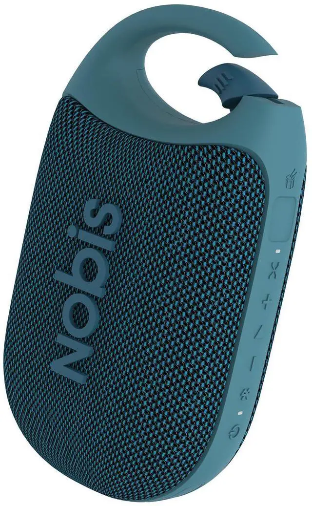 Alt view image 8 of 14 - Clip N1 Portable Bluetooth Speaker with App, Beat Mode, Up to 24H Playtime, IP68 Waterproof, BT 5.3, HD Sound, Stereo Pairing, Custom EQ, Perfect for Outdoor, Home and Adventure (Blue)
