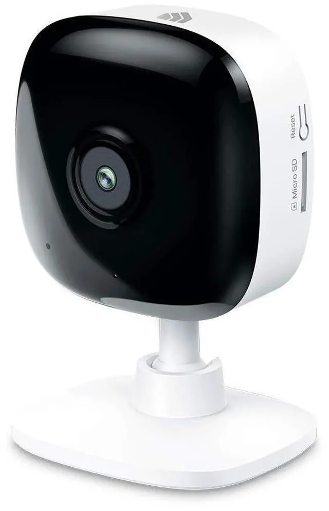 Alt view image 5 of 8 - 1080p Indoor Wired Security Camera - Works as a Baby Monitor & Pet Camera, Motion Detection & Tracking, 2-Way Audio, Night Vision, Subscription-Free Local Storage or Optional Cloud, EC60