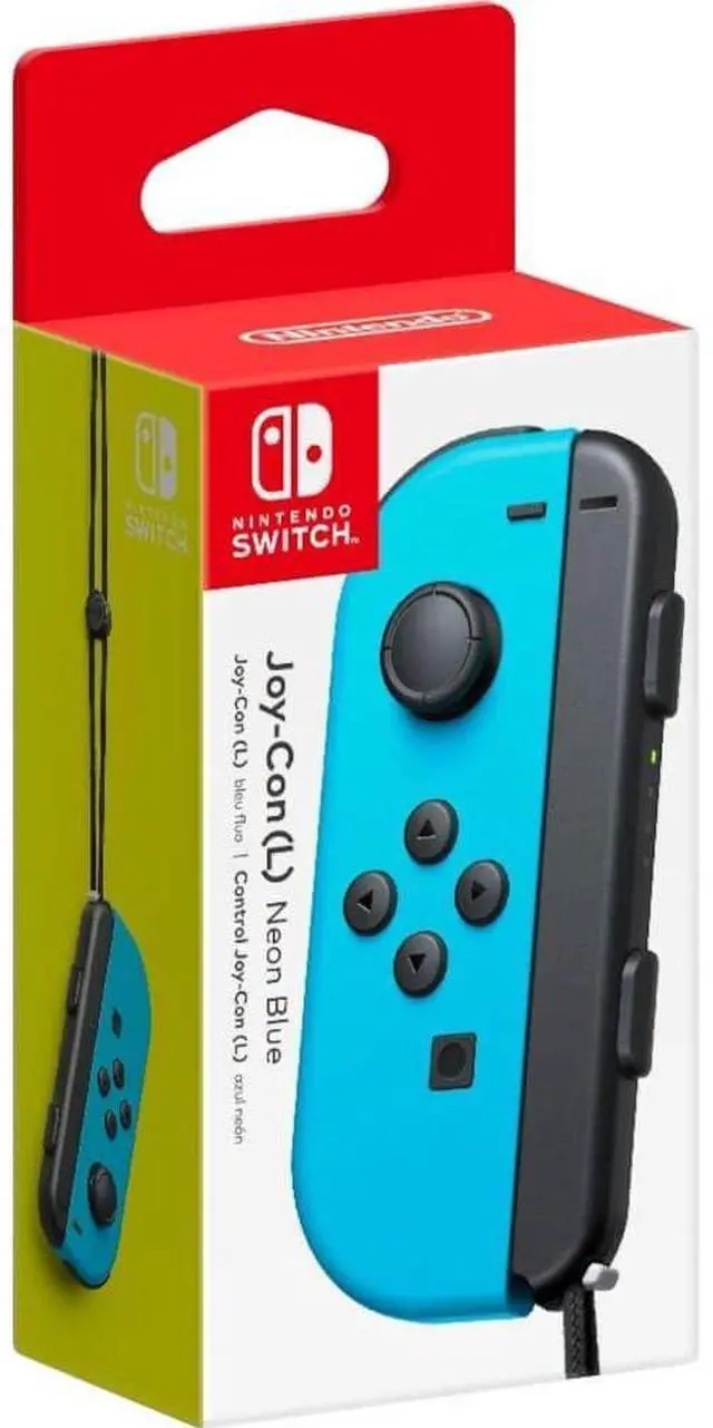 Alt view image 3 of 4 - Joy-Con (L) - Neon Blue Switch