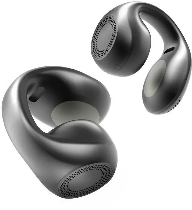Alt view image 8 of 14 - Clip-On Earbuds,Comfort Air Cushion Open Ear Earbuds Wireless Bluetooth 5.4 Multipoint, Open Ear Headphones with Mic,Anti-Mistouch,45H Playtime,IP56 Waterproof for Sports,Small Ears&Sleep