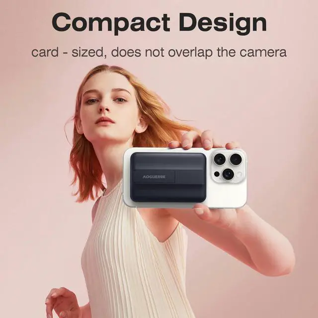 Alt view image 12 of 12 - for Mag-Safe Portable Charger, 10000mAh Magnetic Power Bank 22.5W Fast Charging,Mini Battery Pack Wireless with LED Display&Foldable Stand for iPhone 17/16/15/14/13/12 Series (Obsidian Black)