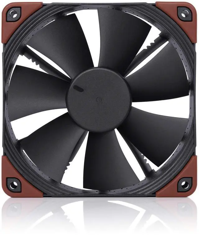 Alt view image 10 of 14 - NF-F12 iPPC 3000 PWM, Heavy Duty Cooling Fan, 4-Pin, 3000 RPM (120mm, Black)