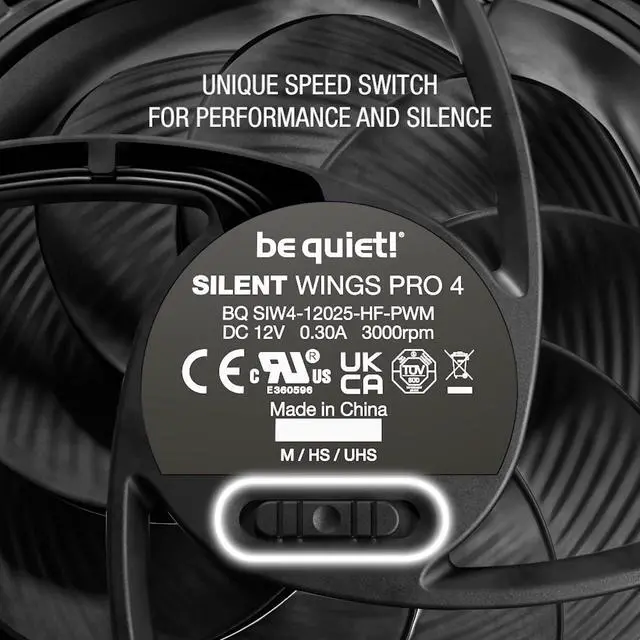 Alt view image 12 of 14 - Silent Wings Pro 4 120mm PWM 3000 RPM Premium Low Noise Cooling Fan | 4-Pin | BL098