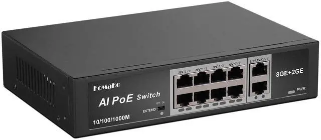 Main image of P1000 Computer Networking Switches| 8 PoE+ Port @ 120W | 8 Port PoE Gigabit Ethernet Switch | Plug & Play | Extend Mode | PoE Auto Recovery | Silent Operation