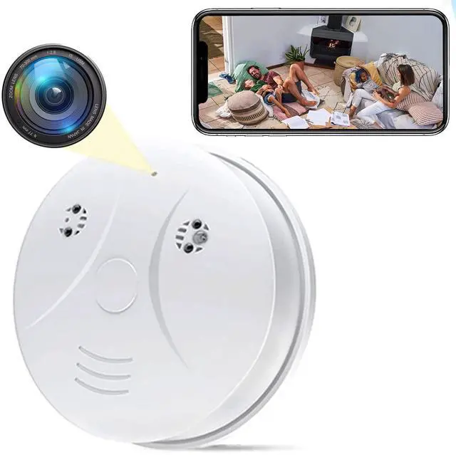 Main image of HD 1080P Spy Camera Hidden Cameras Smoke Detector, Mini Small Nanny Cam with Motion Detection, Indoor Wireless Surveillance for Home Security/Office with app