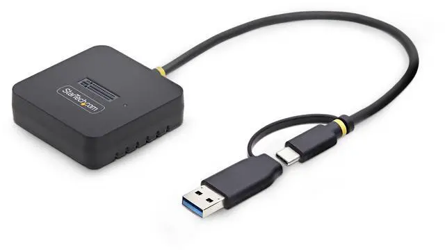 Main image of USB-C/USB-A to M.2 NVMe Dock Adapter, 10Gbps, Tool-Free External M.2 NVMe SSD Reader, B+M/M-Key