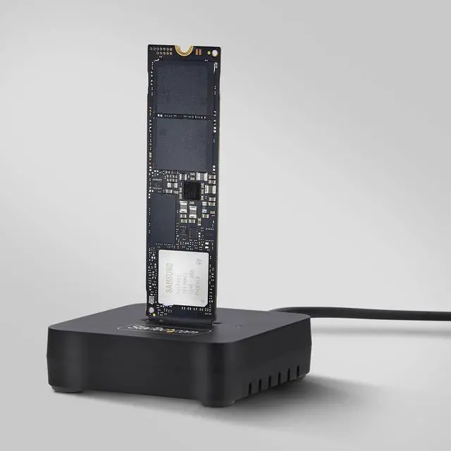 Alt view image 5 of 6 - USB-C/USB-A to M.2 NVMe Dock Adapter, 10Gbps, Tool-Free External M.2 NVMe SSD Reader, B+M/M-Key