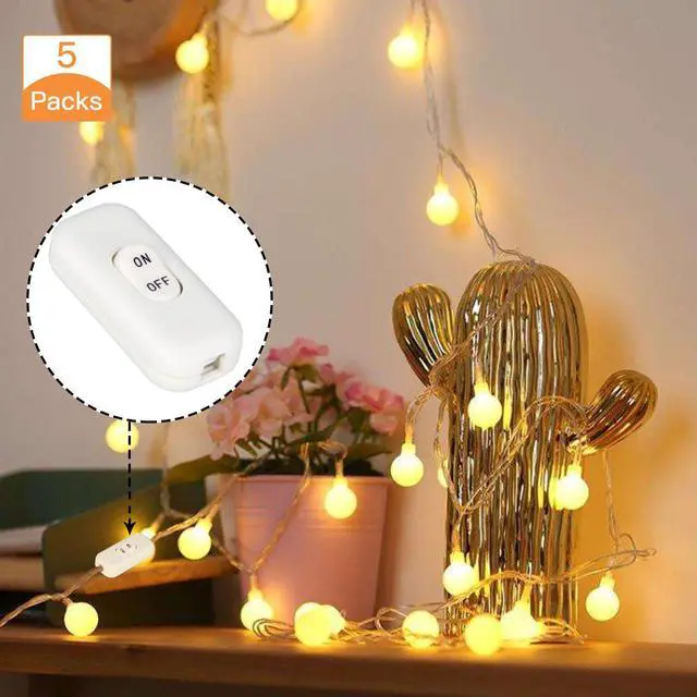 Alt view image 2 of 7 - Inline Switch 5 Pcs, White Lamp Cord Button in Line Switch, Rated 6A 250V ON Off Electrical Wire Appliance Rocker Switches, Repair Replacement Control Power Cable Plug Desk Table Light Parts