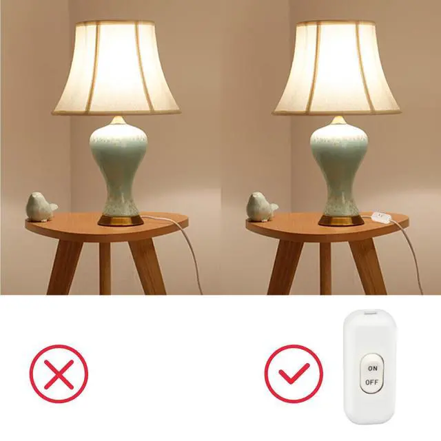 Alt view image 7 of 7 - Inline Switch 5 Pcs, White Lamp Cord Button in Line Switch, Rated 6A 250V ON Off Electrical Wire Appliance Rocker Switches, Repair Replacement Control Power Cable Plug Desk Table Light Parts