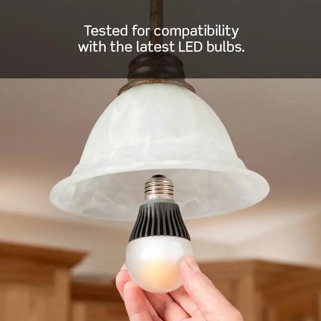 Alt view image 6 of 7 - Table Top Plug in Lamp Dimmer for Dimmable LED, Halogen and Incandescent Bulbs, TBL03-10E, Black