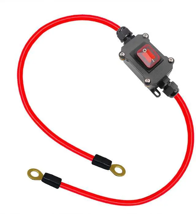Main image of DC 12V Inline Switch DC 12-24V DPST Dual Side Wiring Switchs 25A Inline Power Switch Waterproof Inline Switchs IP67 for Motorcycle and Automotive.(DC Switch)