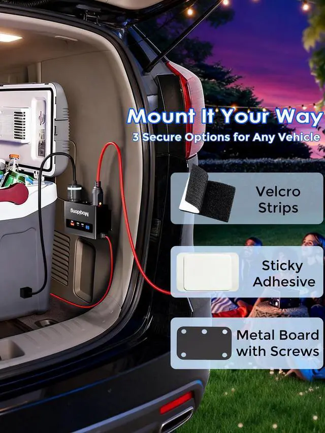 Alt view image 6 of 6 - 12V 24V Cigaretter Lighter Splitter: 360W USB Car Charger 4 Cigarette Lighter Socket 3 Multi Port Outlet Adapter, 12 Volt Power Supply Car Plug Outlet Battery Adapter with LED Display Master Switch