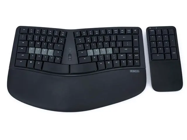 Alt view image 7 of 7 - Mechanical Keypad LP Numeric 10-Key for Mac & PC | Wired & Wireless Mode | Quiet Linear Mechanical Switches | Programmable | Ergonomic Palm Support | Backlit