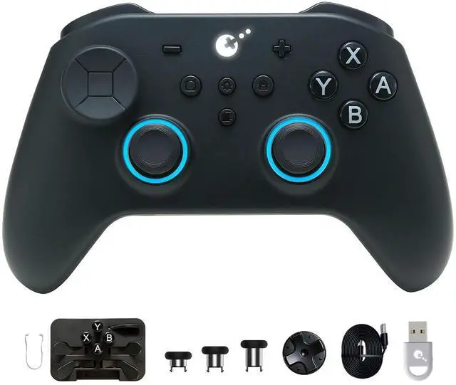 Main image of Bluetooth Gaming Controller for PC/Switch 2/Switch/Android/iOS, Ultra-Fast Gamepad with Adjustable TMR Joysticks, Hall & Micro Triggers, 4 Rear Paddles, Switch 1/2 Wake-Up & Multi-functional Adapter