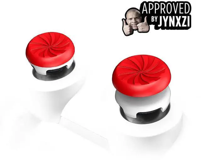 Alt view image 3 of 7 - Aim Boost Kit for Xbox One and Xbox Series X Controller | Includes Performance Thumbsticks and Precision Rings | Inferno Edition