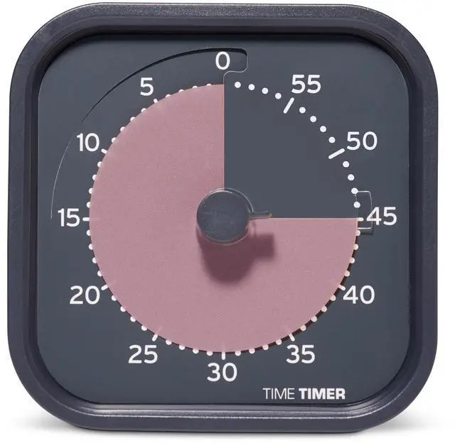 Main image of MOD Home - Metallic Series - Individual Sized 60 Minute Visual Countdown Timer for ADHD, Adults, Students, and Pomodoro with Silent Operation (Metallic Storm)