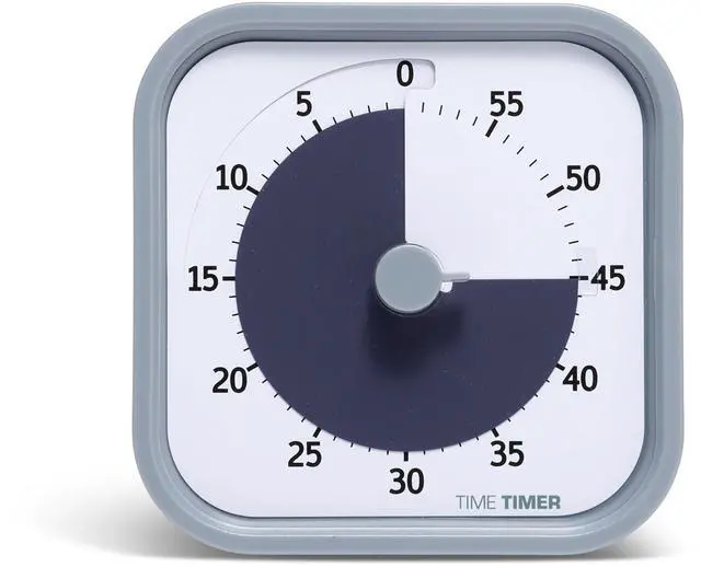 Main image of MOD 60-Minute Visual Timer, Home Edition, Silent Operation, Study Tool for Homeschool and Office Use (Pale Shale)