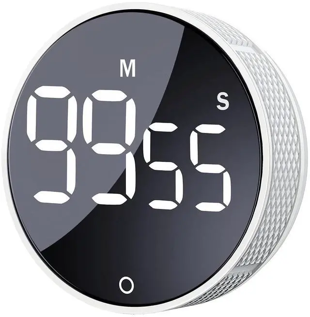 Main image of Digital Kitchen Timers, Visual timers Large LED Display Magnetic Countdown Countup Timer for Classroom Cooking Fitness Baking Studying Teaching, Easy for Kids and Seniors White