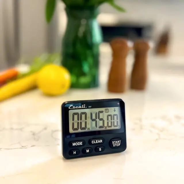 Alt view image 4 of 7 - Extra Loud Display Digital Kitchen Timer with Clock Mode, Recall Timer Magnetic Back