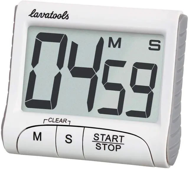 Main image of KT1 Digital Kitchen Timer & Stopwatch, Large Display, Bold Digits, Simple Operation, Loud Alarm, Magnetic Kickstand for Cooking and Classroom