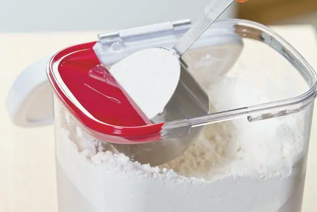 Alt view image 2 of 4 - Flour Keeper Airtight Storage Container for Flour, Sugar & Dry Goods, 5 lb Capacity, BPA-Free, Easy Pour Design