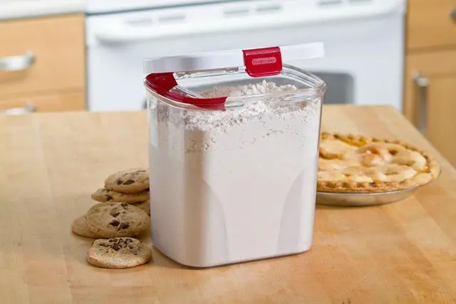 Alt view image 4 of 4 - Flour Keeper Airtight Storage Container for Flour, Sugar & Dry Goods, 5 lb Capacity, BPA-Free, Easy Pour Design