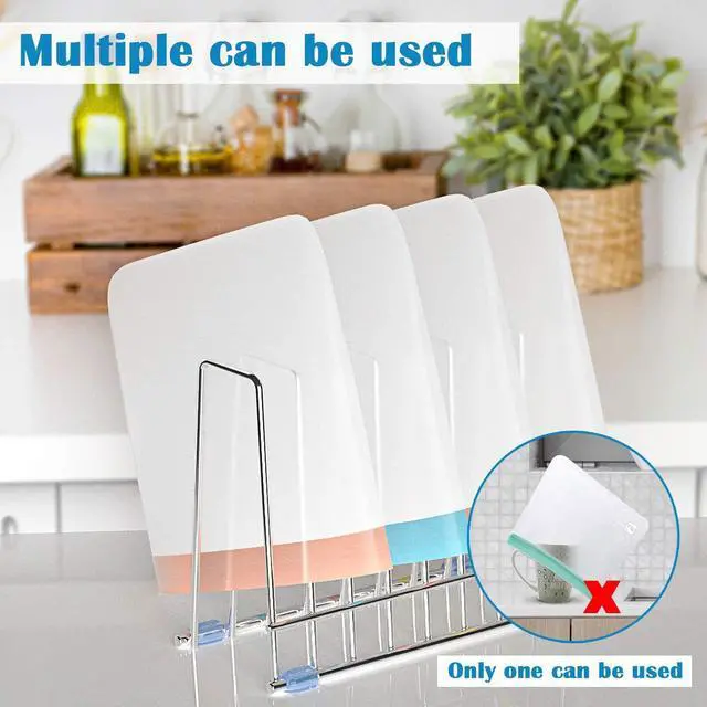 Alt view image 2 of 7 - Reusable Storage Bags Rack, Drying Rack for Storage Bags, Stainless Stand for Reusable Freezer Containers & Vacuum Sealer Bags , File Organizer Desktop Storage, Kitchen Storage & Organization (Silver)