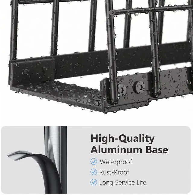 Alt view image 7 of 7 - Reusable Bag Drying Rack, Bag Dryer Stand for Reusable Food Storage Bags, Ziplock & Vacuum Bags, Rustproof Kitchen Drying Rack, Black