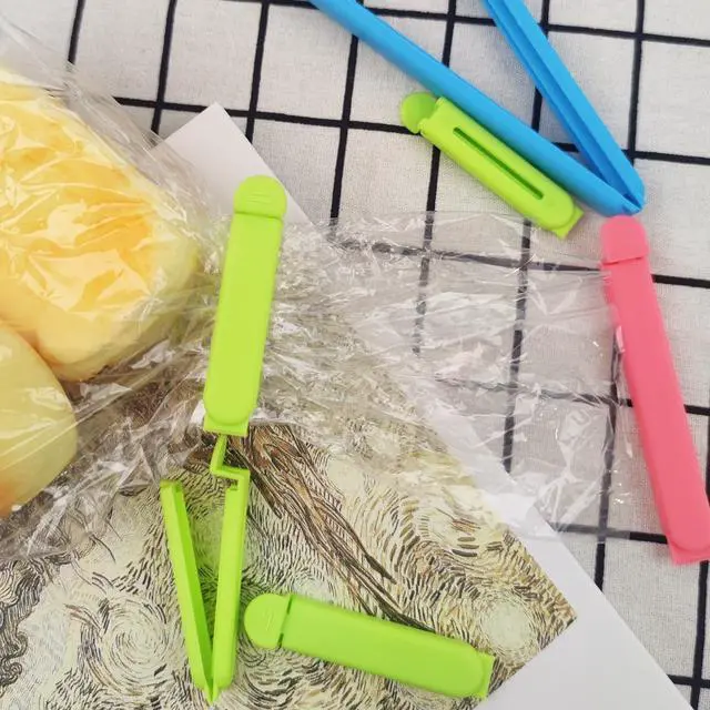 Alt view image 4 of 5 - 12 Pack Colored Bag Clips, Bag Closures, Chip Clips, Piping Bag Clips for Kitchen Food Bag Sealing, 3 Size