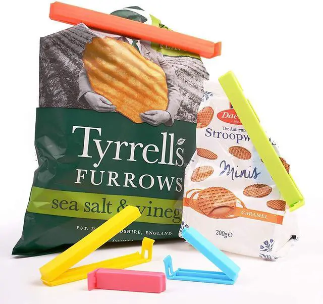 Alt view image 5 of 5 - Food Bag Sealing Clips,27pcs Assorted Size Plastic Bag Sealing Clips for Snack Coffee Potato Chip Food Storage Bag