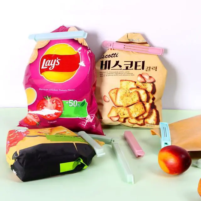 Alt view image 6 of 7 - 40 PCS Sealing Clip Bag Plastic Bag Chip Clips Large Size Food Bag Clips for Food Storage Kitchen and Home (5.9in x20, 4.72in x20)