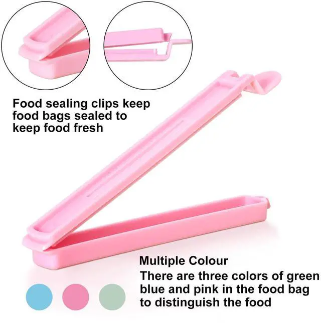 Alt view image 4 of 7 - 40 PCS Sealing Clip Bag Plastic Bag Chip Clips Large Size Food Bag Clips for Food Storage Kitchen and Home (5.9in x20, 4.72in x20)