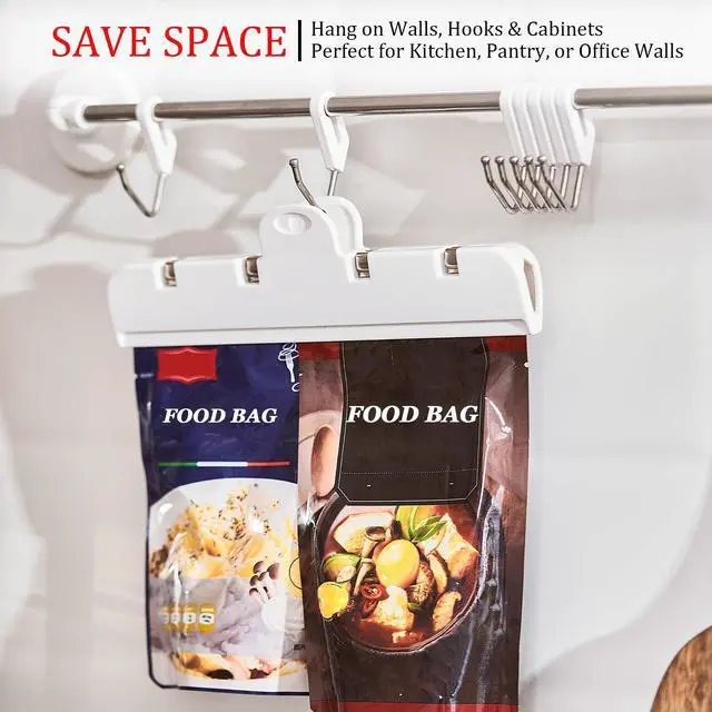Alt view image 5 of 6 - Food Bag Clips with Magnetic, Extra Large Heavy Duty Airtight Sealing