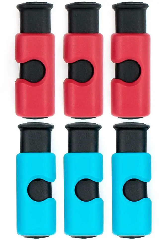 Main image of 6 Pcs Premium Grade Food Bag Squeeze Clips Bread Clips Rubber Lid Non-Slip Sealer Bag Cinches Easy Use Lock