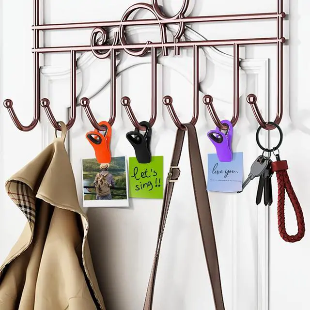 Alt view image 6 of 6 - Chip Clips, 12 Pack Magnetic Bag Clips with Airtight Seal for Chips, Kitchen Clip with Magnet for Fridge, Plastic Assorted Colors Bag Clip for Food Storage, Snack Organization, RV Accessories