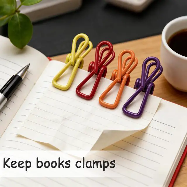 Alt view image 5 of 7 - Chip Clips Bag 30 Pack Heavy Duty Food Storage Sealing Clamps for Snack Bags & Bread Multicolor Plastic Food Clips with Strong Spring Grip Kitchen Organization Bag Sealer