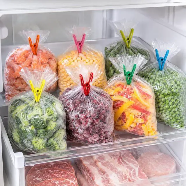 Alt view image 7 of 7 - Chip Clips Bag 30 Pack Heavy Duty Food Storage Sealing Clamps for Snack Bags & Bread Multicolor Plastic Food Clips with Strong Spring Grip Kitchen Organization Bag Sealer