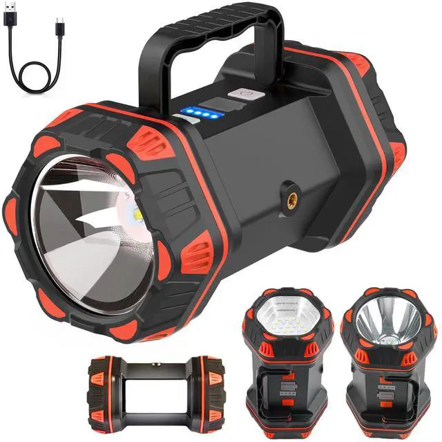 Main image of Led Camping Lantern Rechargeable, Camping Lights 1500lm, 8 Light Modes, Emergency Flashlights For Emergencies, Portable Light 12h Standby, Battery Powered Lantern For Power Outages, Hurricane, Hiking.