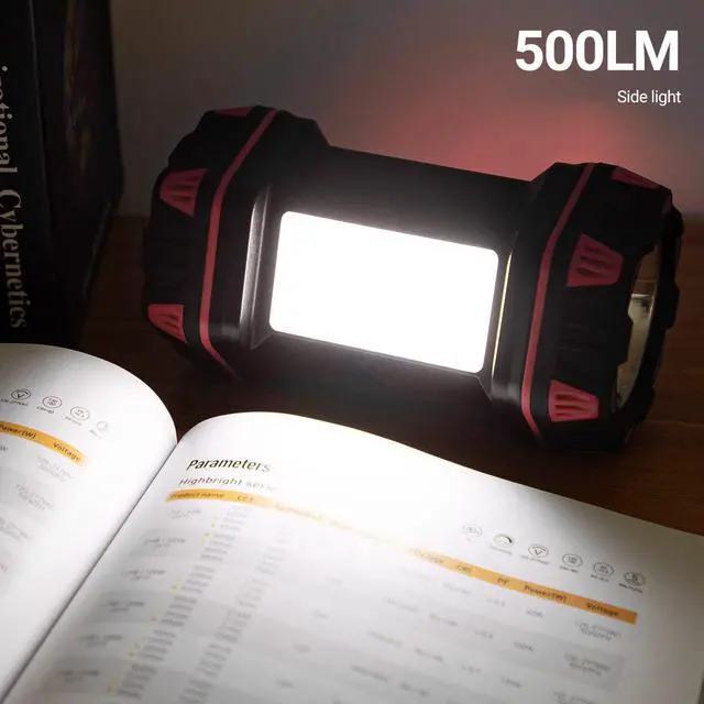Alt view image 7 of 7 - Led Camping Lantern Rechargeable, Camping Lights 1500lm, 8 Light Modes, Emergency Flashlights For Emergencies, Portable Light 12h Standby, Battery Powered Lantern For Power Outages, Hurricane, Hiking.