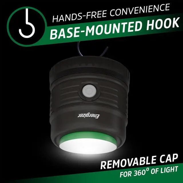 Alt view image 6 of 7 - LED Camping Lantern X1000, Bright and Rugged Tent Light, Water-Resistant Rechargeable Lantern for Camping, Hiking, Fishing, Emergency, Portable Light (USB Cable Included)