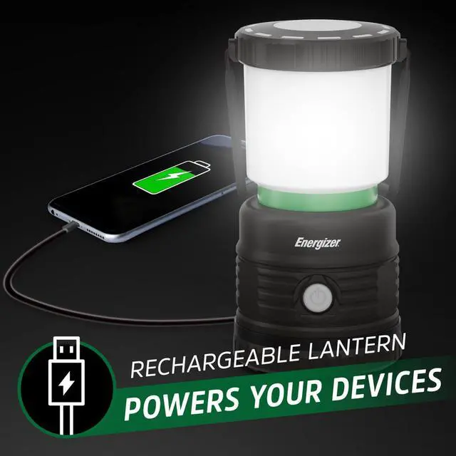 Alt view image 5 of 7 - LED Camping Lantern X1000, Bright and Rugged Tent Light, Water-Resistant Rechargeable Lantern for Camping, Hiking, Fishing, Emergency, Portable Light (USB Cable Included)