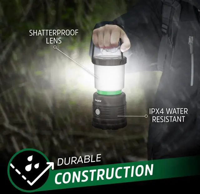 Alt view image 4 of 7 - LED Camping Lantern X1000, Bright and Rugged Tent Light, Water-Resistant Rechargeable Lantern for Camping, Hiking, Fishing, Emergency, Portable Light (USB Cable Included)