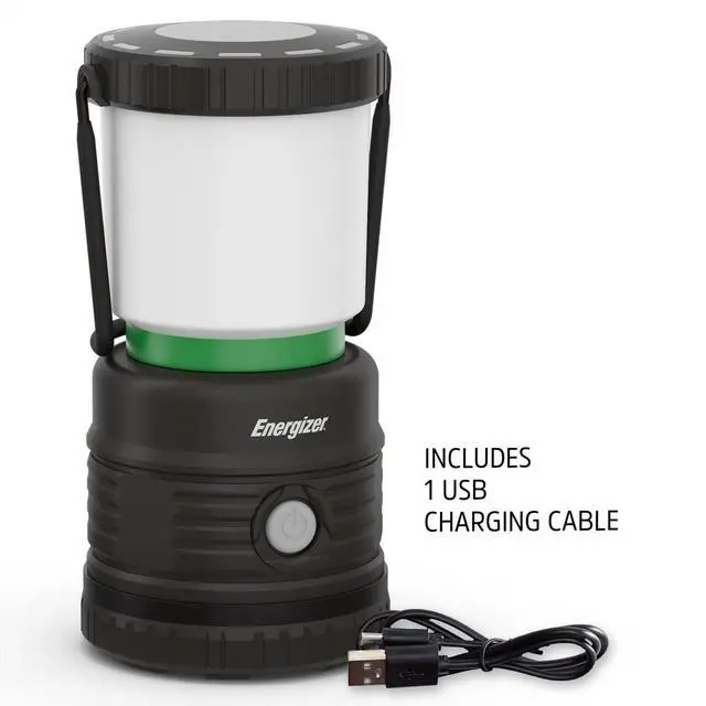 Alt view image 7 of 7 - LED Camping Lantern X1000, Bright and Rugged Tent Light, Water-Resistant Rechargeable Lantern for Camping, Hiking, Fishing, Emergency, Portable Light (USB Cable Included)
