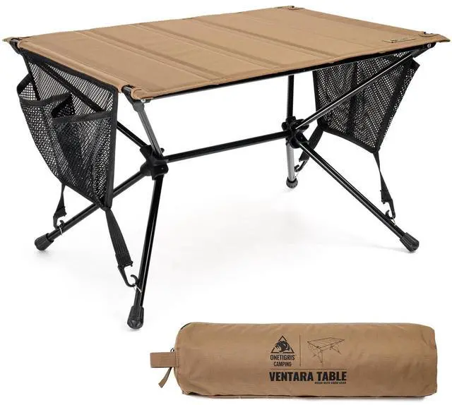 Main image of VENTARA Camping Table, Ultralight Foldable Table Sturdy & Quick Setup, Weighs Only 2.4 lbs, Perfect for Camping, Hiking, Backpacking, Picnic, Beach, Travel