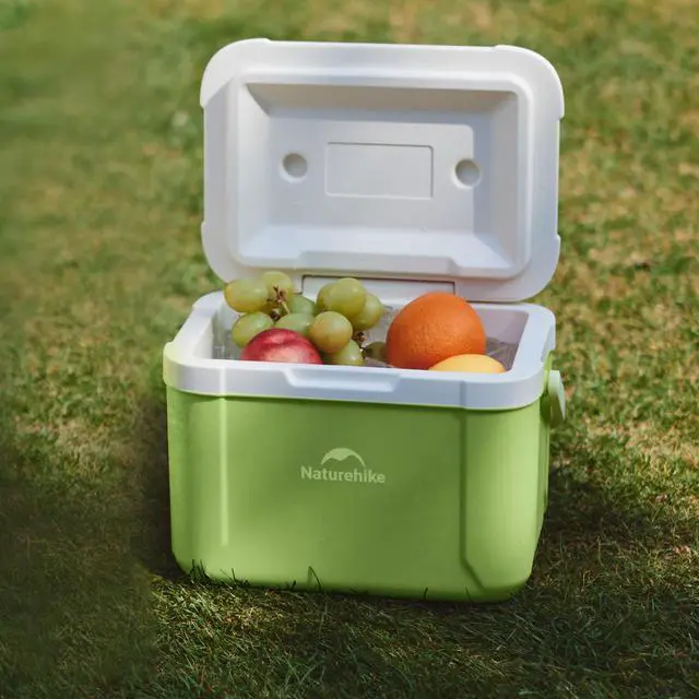 Alt view image 6 of 7 - 5.3 QT Hard Cooler, Mini Insulated Ice Chest Box, Portable Ice Retention Cooler for Beach Camping Picnic Fishing Barbecue