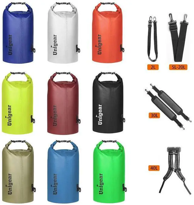 Alt view image 6 of 7 - Dry Bag Waterproof, Floating and Lightweight Bags for Kayaking, Boating, Fishing, Swimming and Camping with Waterproof Phone Case (Yellow, 2L)