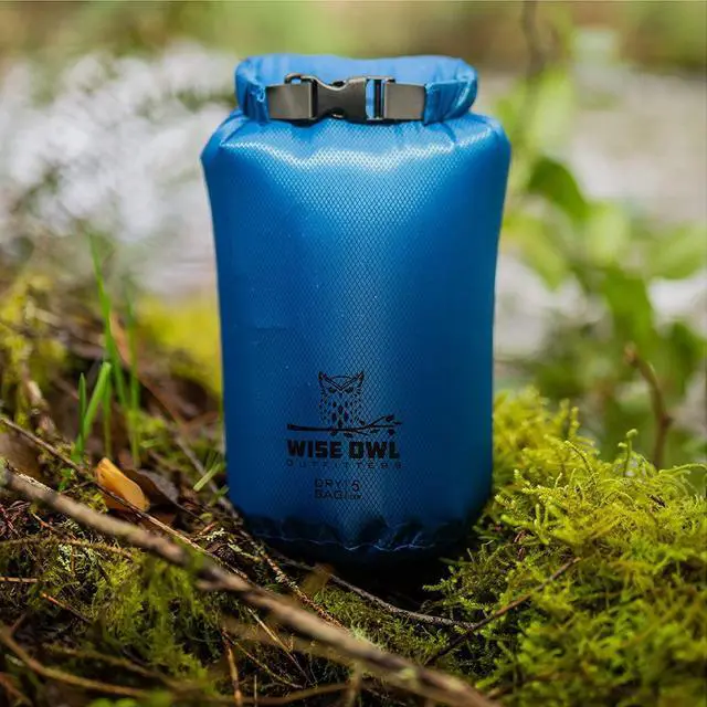 Alt view image 6 of 7 - Waterproof Dry Bag 3-Pack Lightweight & Airtight 5L/10L/20L Small & Large Dry Bags for Kayaking, Beach, Travel, Boating, Hiking